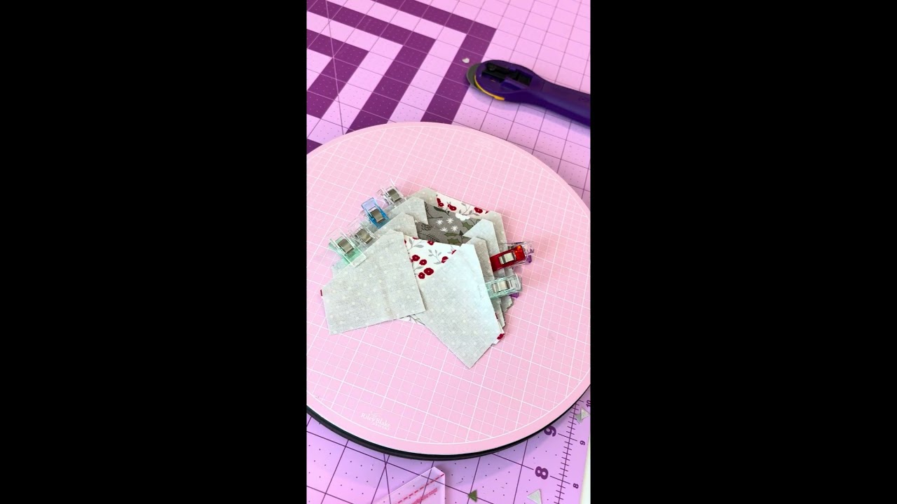 Easy Half Hexie Christmas Tree Tutorial