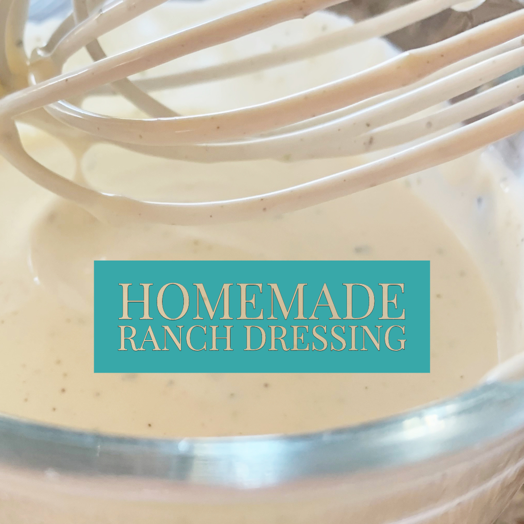 Homemade Ranch Dressing Joyous Home
