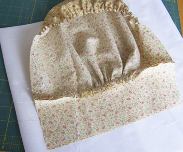 How to gather sleeves and sew a band