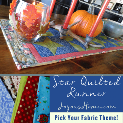 Read more about the article Make an Easy Star Quilt Table Runner