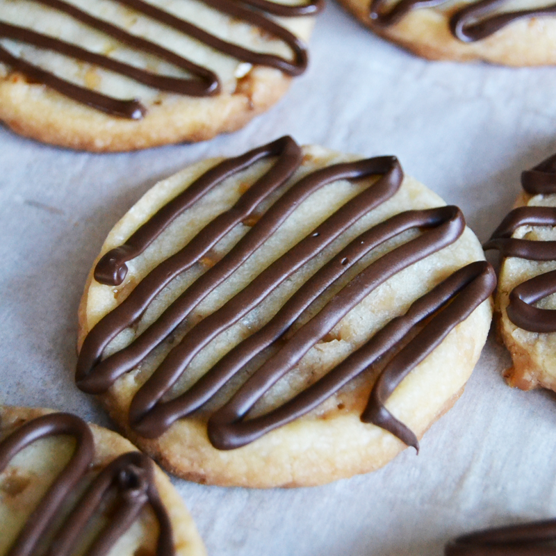 Toffee Shortbread Cookies Christmas Baking Joyous Home