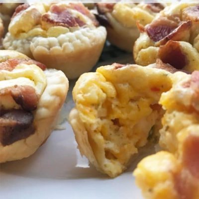 Spicy Cheese Bacon Tarts
