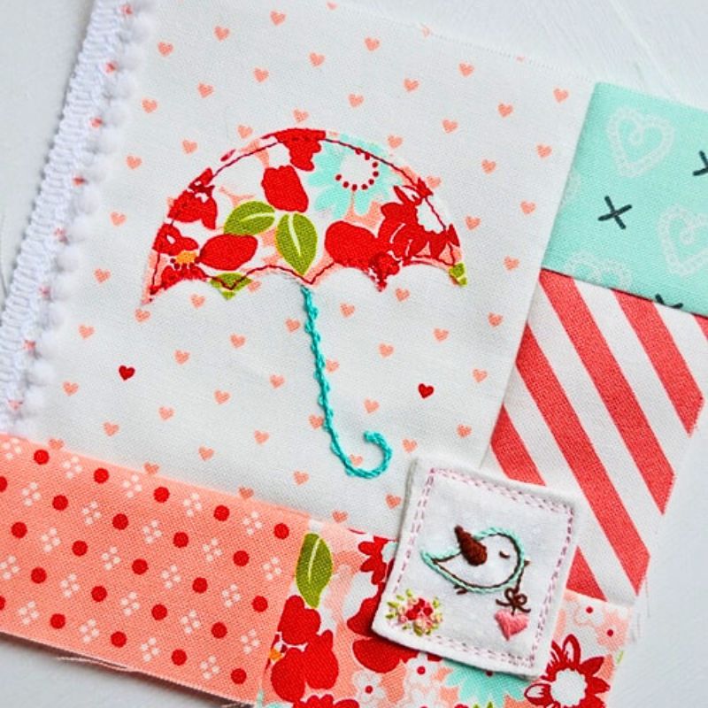 How to use the easy applique method in sewing.