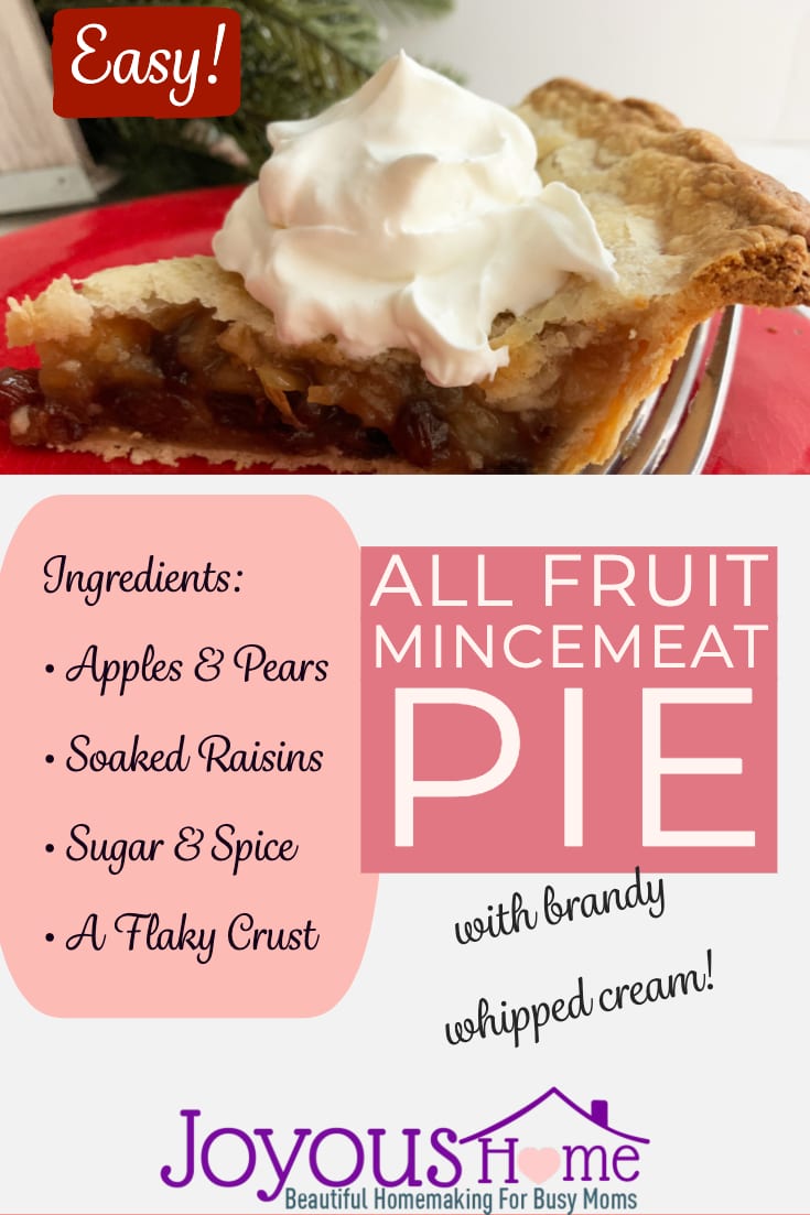 All-Fruit Mincemeat Pie Recipe