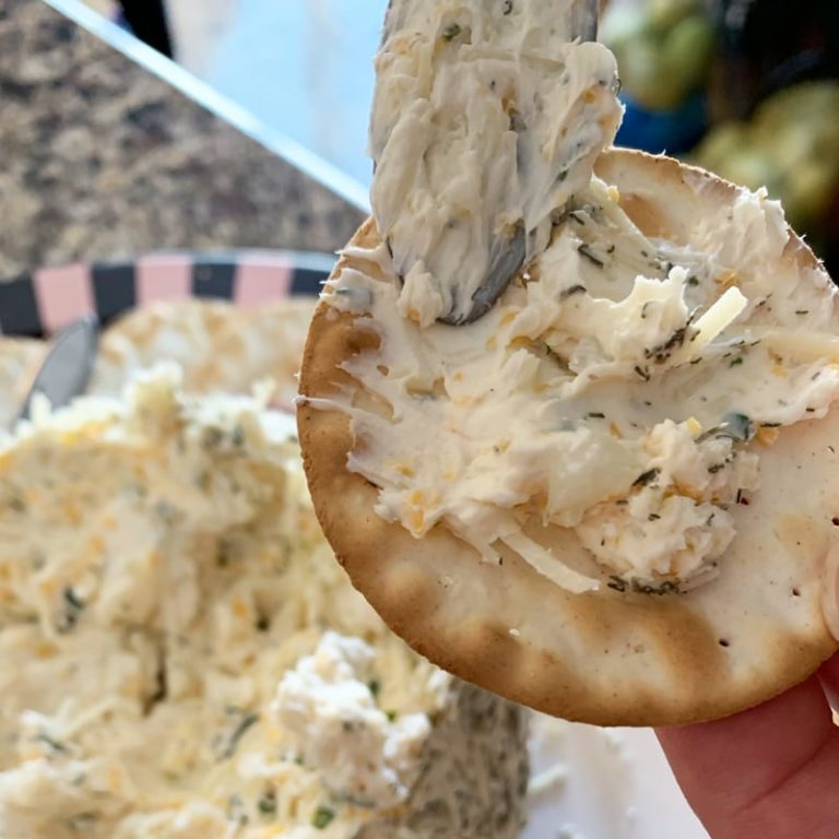 Homemade Cheeseball Spread For Crackers