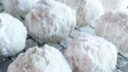 Russian Tea Cakes Sprinkled with Powered Sugar
