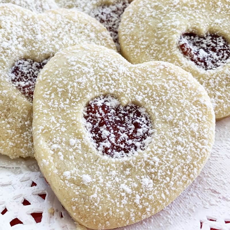 How to Make Heart Shaped Cherry Filled Sugar Cookies