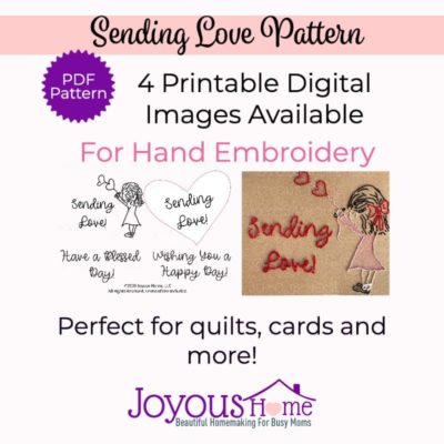 Sending Love Pattern - Digital Download