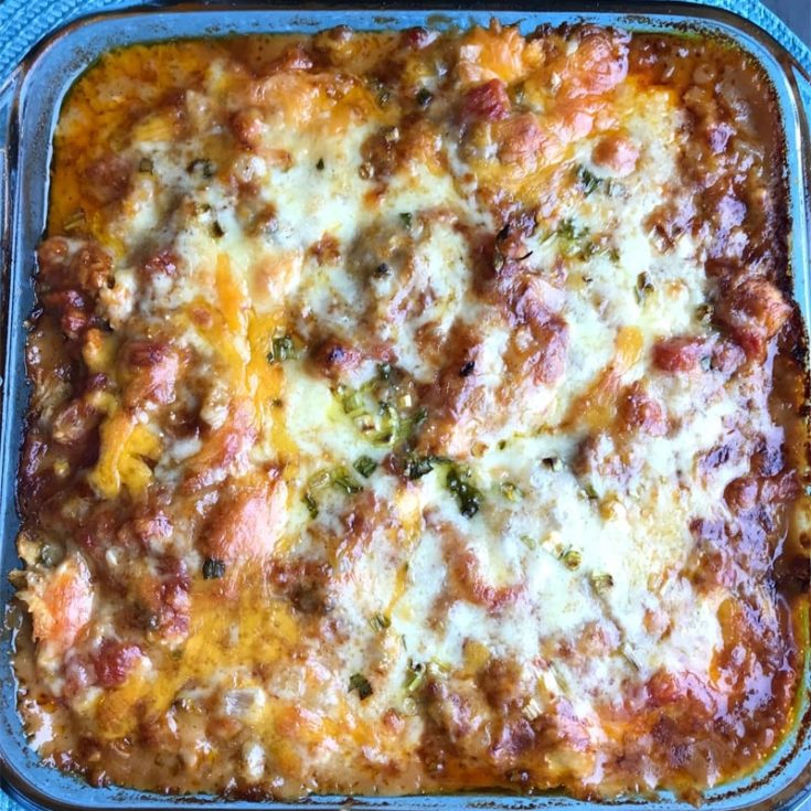 Easy Best Layered Enchilada Casserole