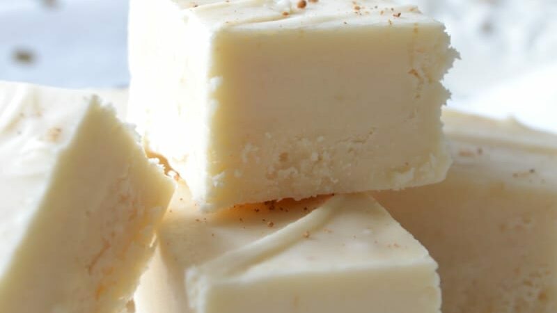 Eggnog Fudge