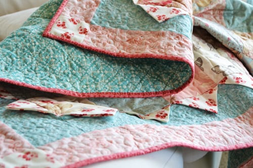 Make beautiful slip stitches on your quilt binding.