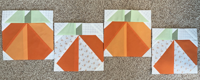 Paper Pieced Pumpkins