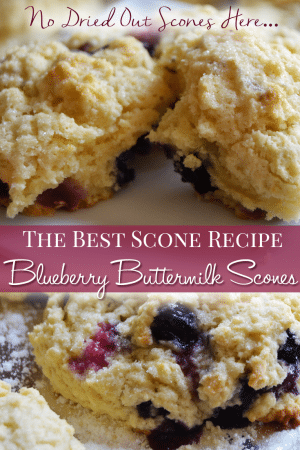The best recipe for blueberry buttermilk scones