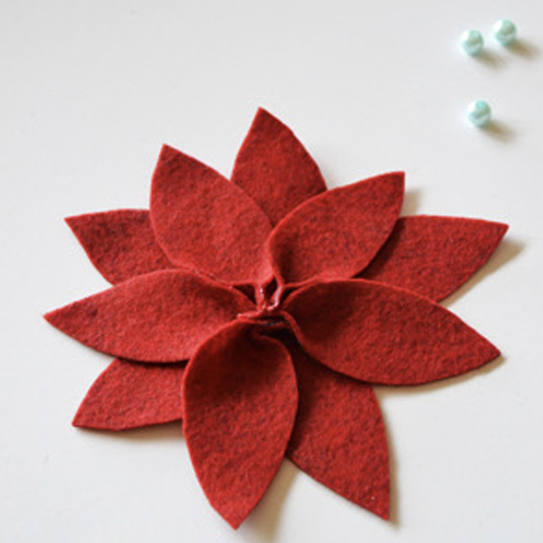 Add Petals Felt Ornament