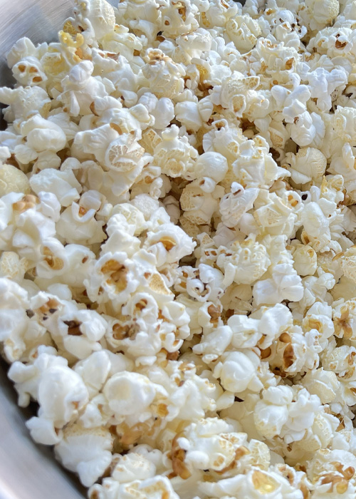 Popcorn Crispy Treats A Classic Recipe Redo 21 Popped corn for rice crispy treats