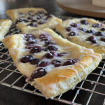 Easy Blueberry Cream Cheese Danish with Puff Pastry