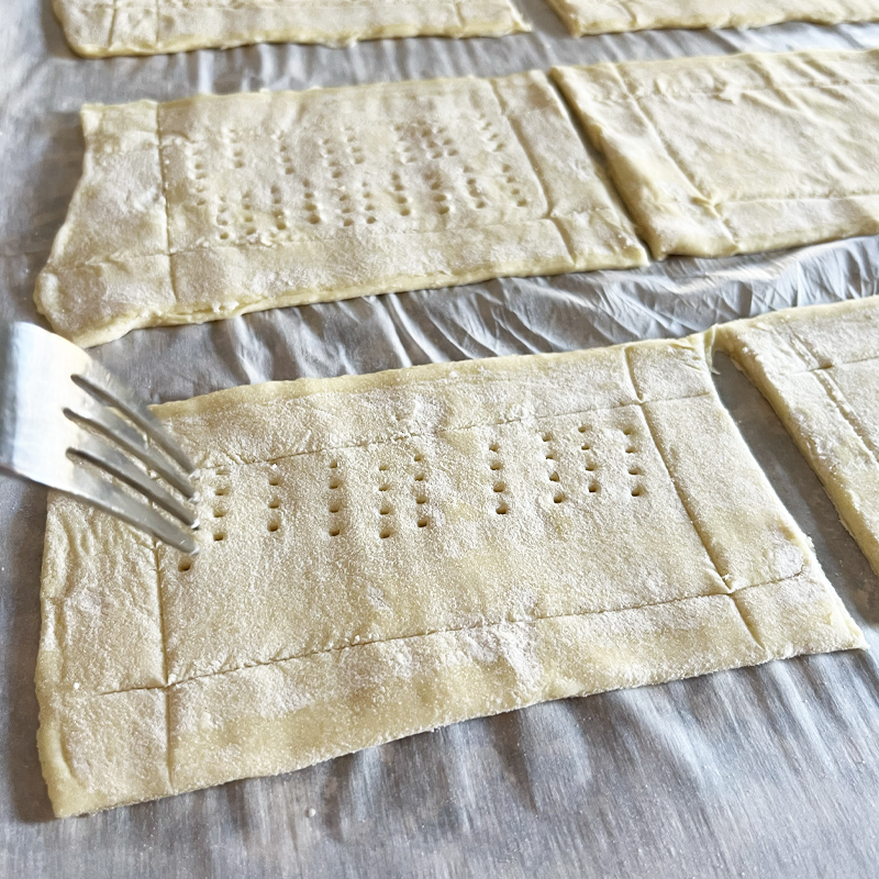 Puff pastry dough is great for making homemade danish!
