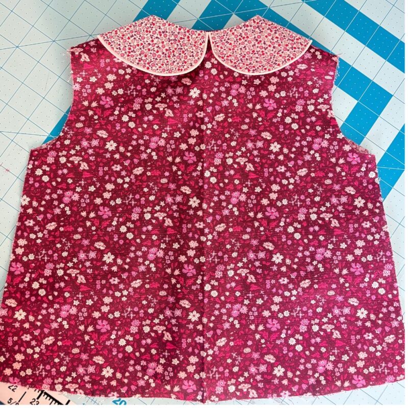 How to Sew a Child's Dress Collar with Piping 2 Add Piping to a Collar
